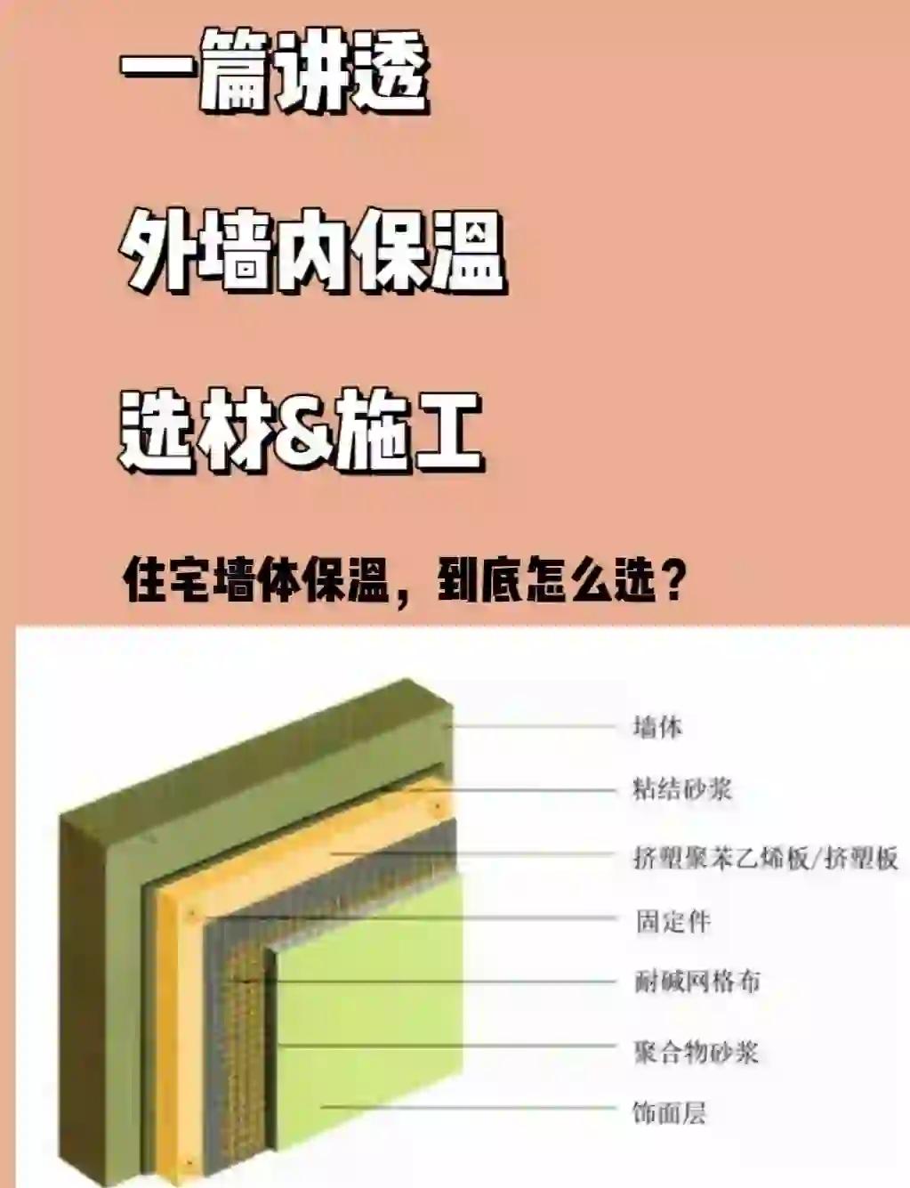 外墻內保溫材料怎么選？一文搞懂關鍵要點！